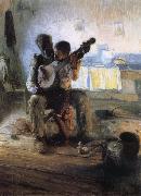 Henry Ossawa Tanner The Banjo Lesson oil painting on canvas